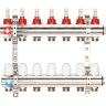 Коллектор регулируемый с расходомерами GAPPO G423,7 7-вых. X1